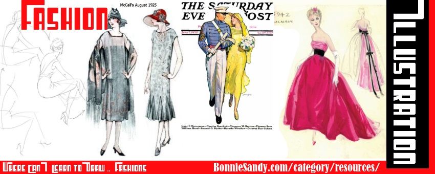 inspiration fashion illustration  where to  learn